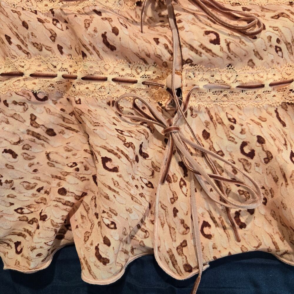 NWT Pretty Garbage Leopard Print Split Hem Tank T… - image 6